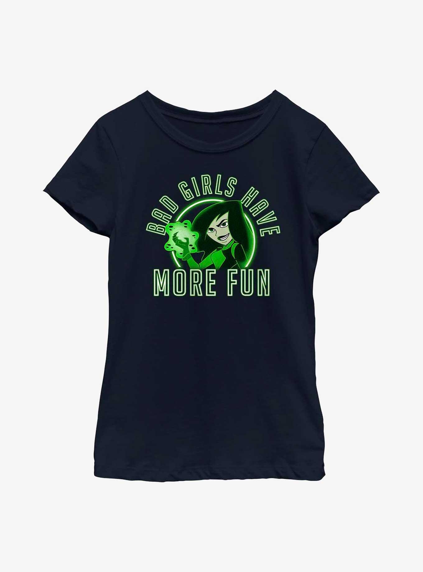 Disney Kim Possible Shego Bad Girls Have More Fun Youth Girls T-Shirt, , hi-res