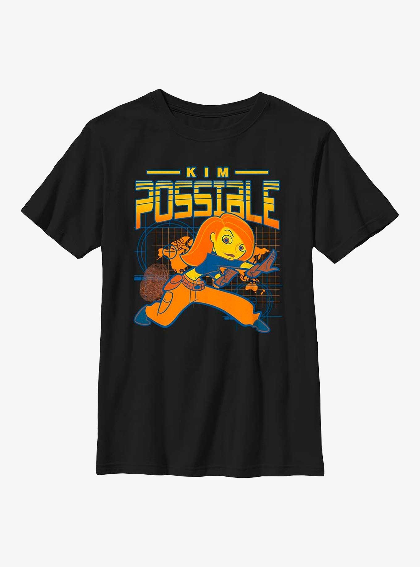 Disney Kim Possible World Hero Youth T-Shirt, BLACK, hi-res