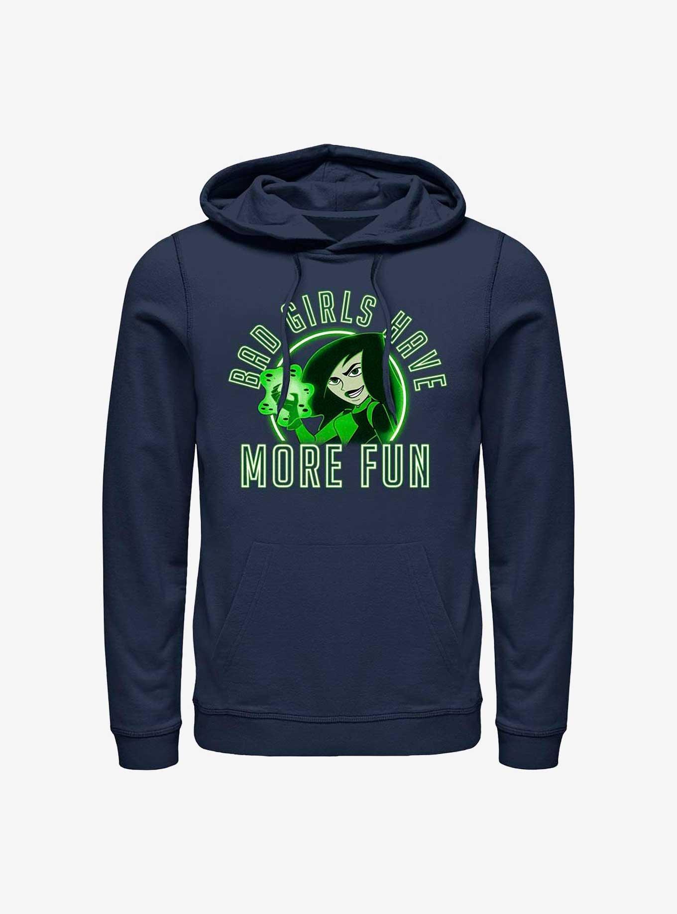 Disney Kim Possible Shego Bad Girls Have More Fun Hoodie, NAVY, hi-res