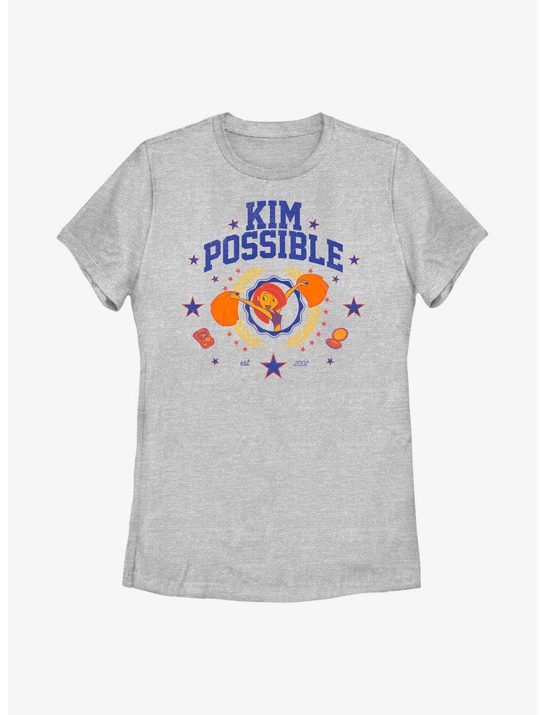 Disney Kim Possible Collegiate Womens T-Shirt, ATH HTR, hi-res