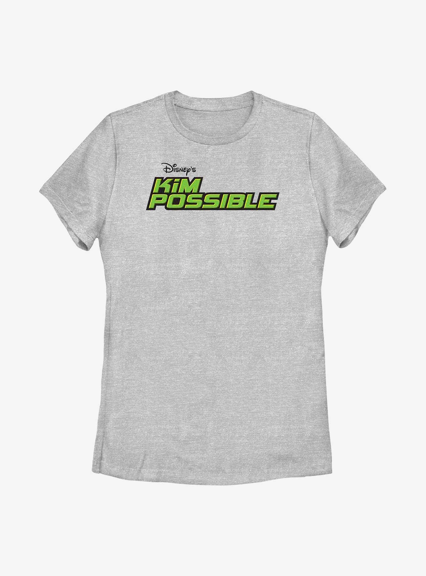 Disney Kim Possible Logo Womens T-Shirt, ATH HTR, hi-res