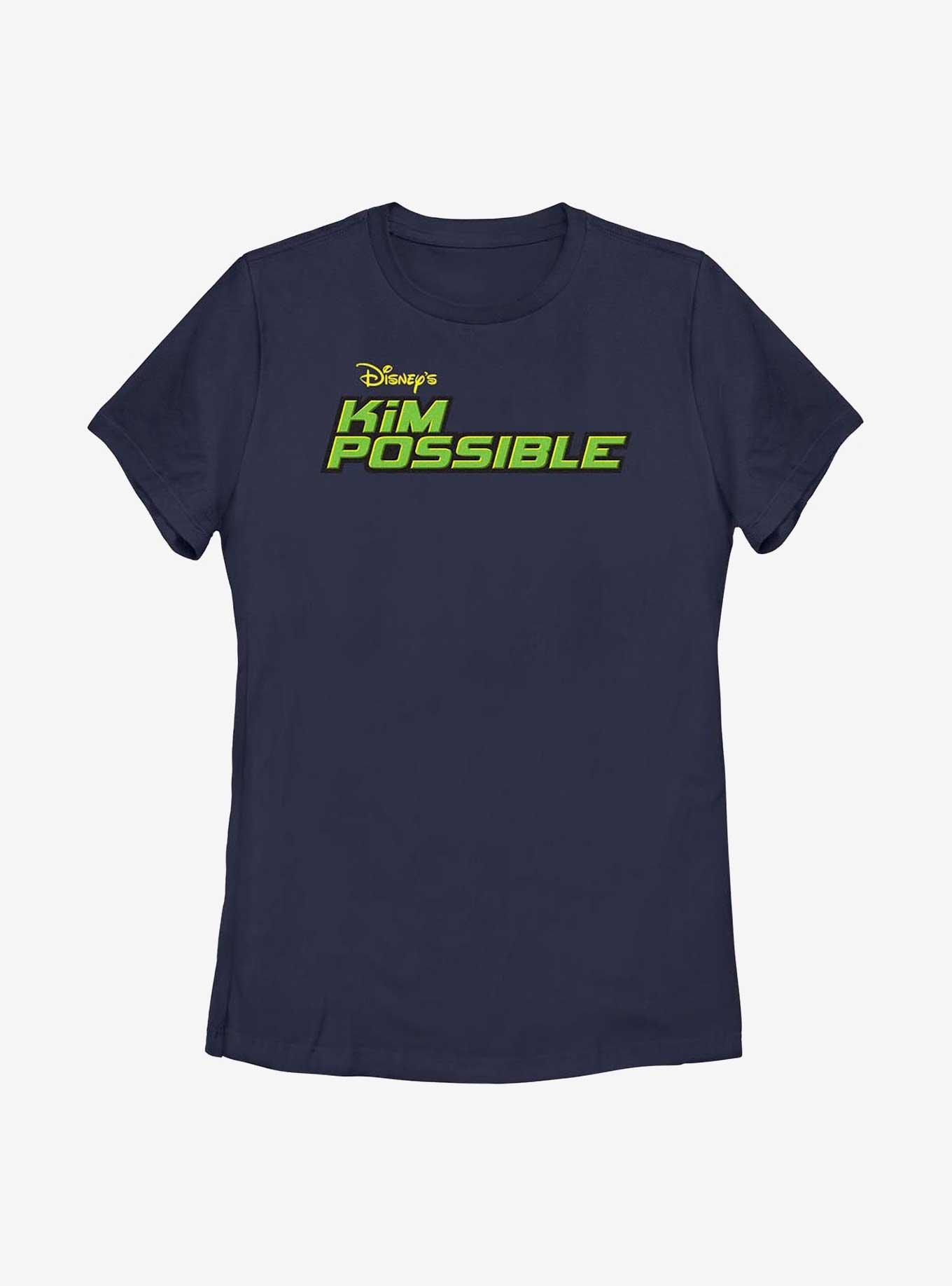 Disney Kim Possible Logo Womens T-Shirt, NAVY, hi-res