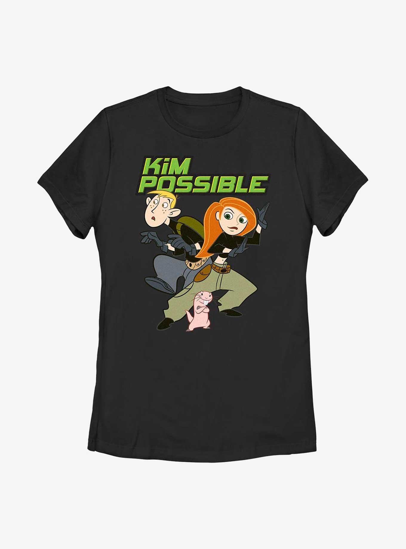 Disney Kim Possible Ron, Kim, & Rufus Womens T-Shirt, , hi-res