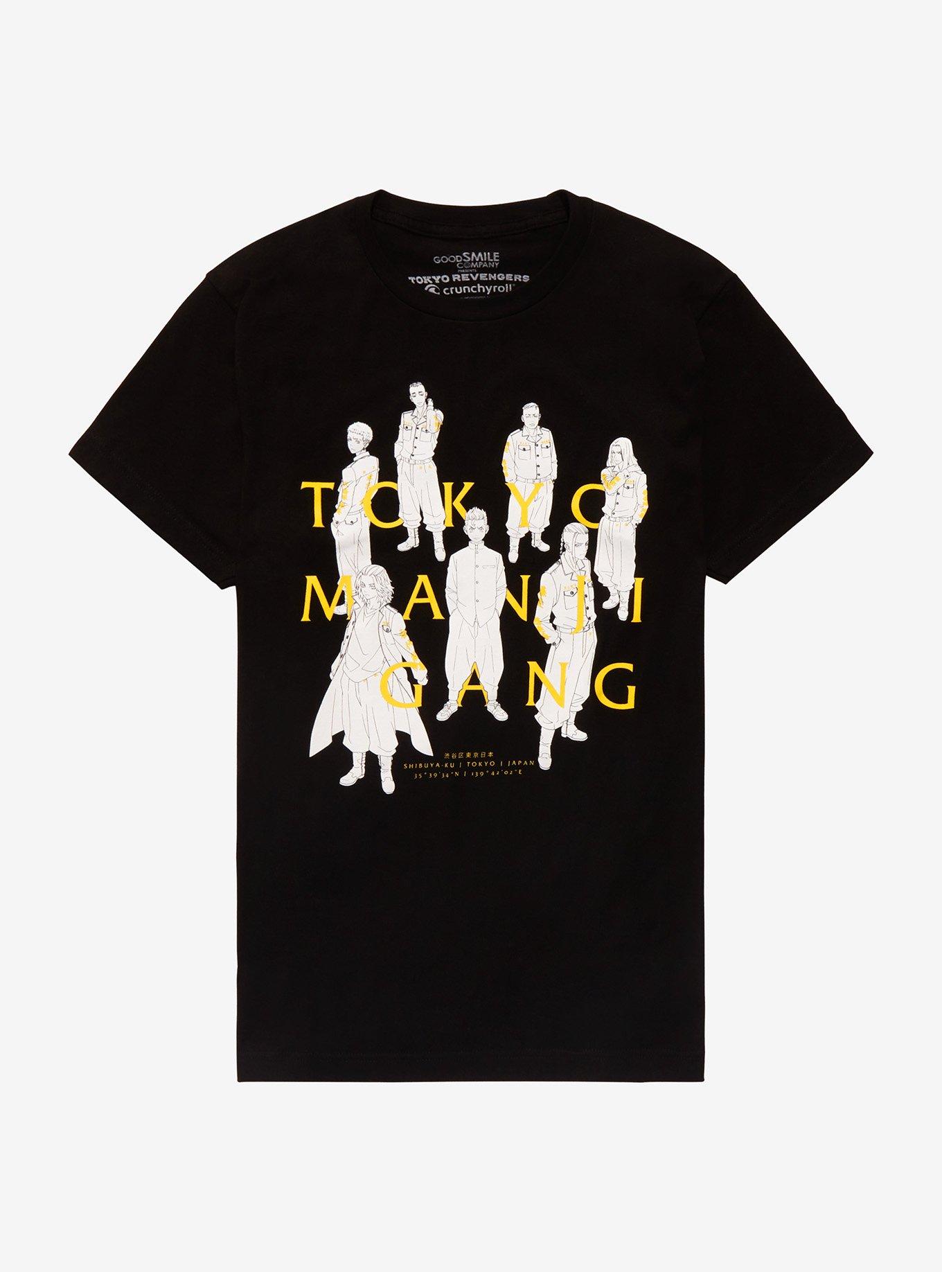 Tokyo Revengers Toman Commanders & Captains T-Shirt, BLACK, hi-res