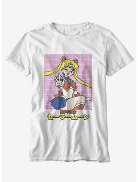 Sailor Moon Kanji Grid Boyfriend Fit Girls T-Shirt, , hi-res