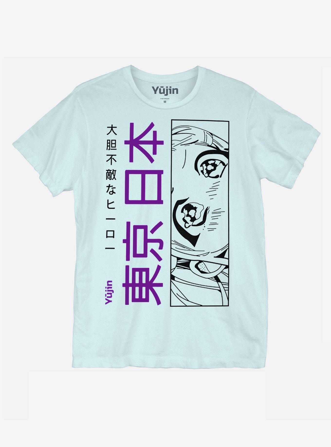Anime Eyes Boyfriend Fit Girls T-Shirt By Yujin, MULTI, hi-res