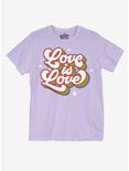 Love Is Love Boyfriend Fit Girls T-Shirt, MULTI, hi-res