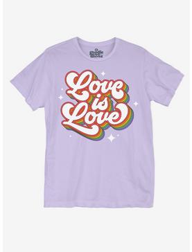 Love Is Love Boyfriend Fit Girls T-Shirt, , hi-res