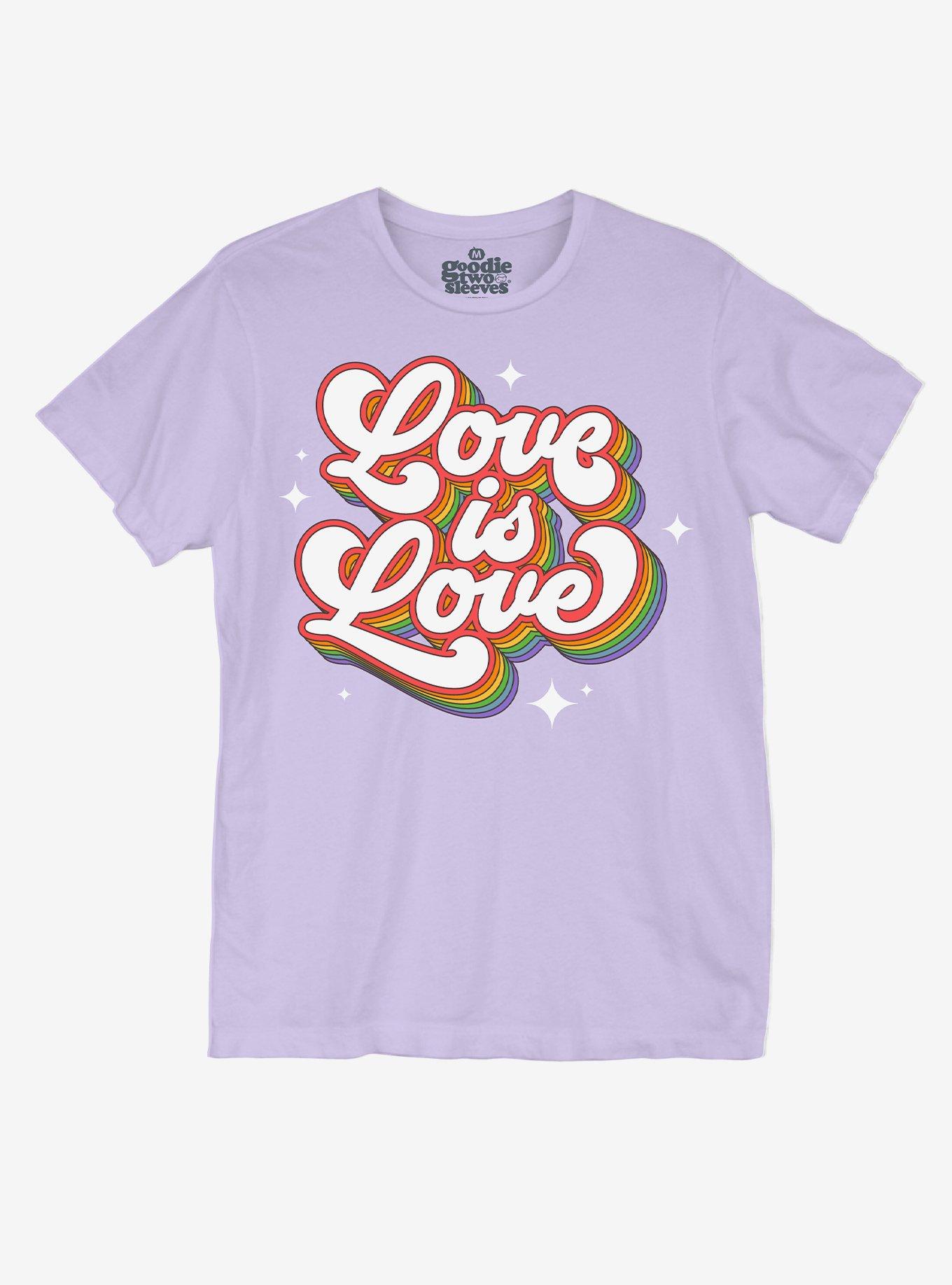 Love Is Love Boyfriend Fit Girls T-Shirt, MULTI, hi-res