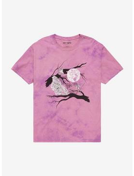 Night Moths Tie-Dye Boyfriend Fit Girls T-Shirt, , hi-res