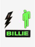 Billie Eilish Logo Enamel Pin Set, , hi-res