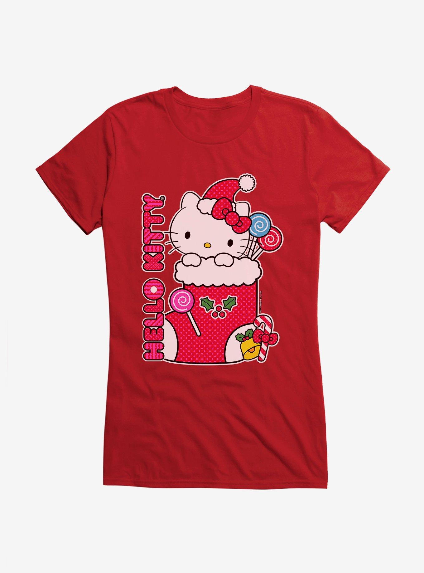 Hello Kitty Sweet Stocking Girls T-Shirt | Hot Topic