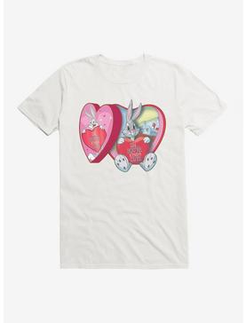 Looney Tunes Kinda Cute Valentine Bugs Bunny T-Shirt, WHITE, hi-res