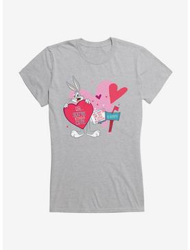 Looney Tunes Bugs Bunny Kinda Cute Girls T-Shirt, HEATHER, hi-res