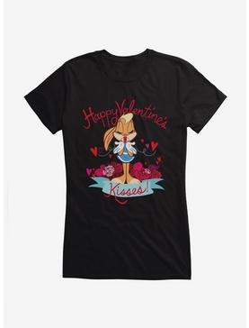 Looney Tunes Lola Bunny Kisses Girls T-Shirt, BLACK, hi-res