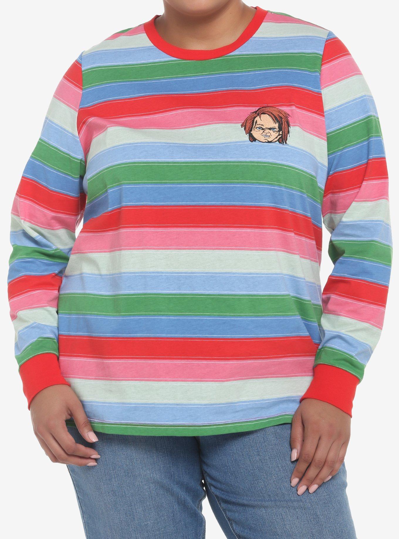 Striped long sleeve shirt hot sale chucky