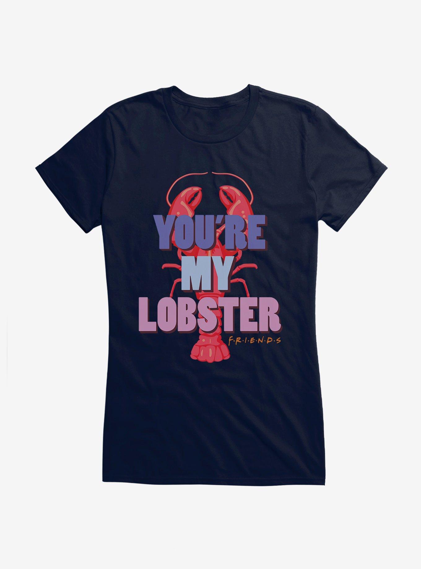Friends Lobster Love Girls T-Shirt, NAVY, hi-res
