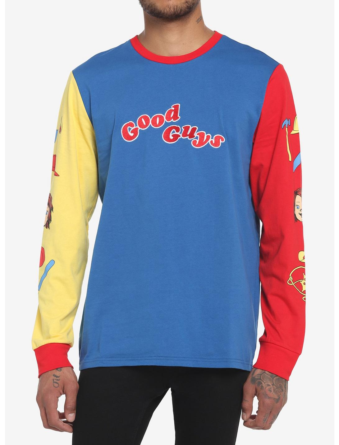 Chucky Good Guys Color-Block Long-Sleeve T-Shirt, MULTI, hi-res