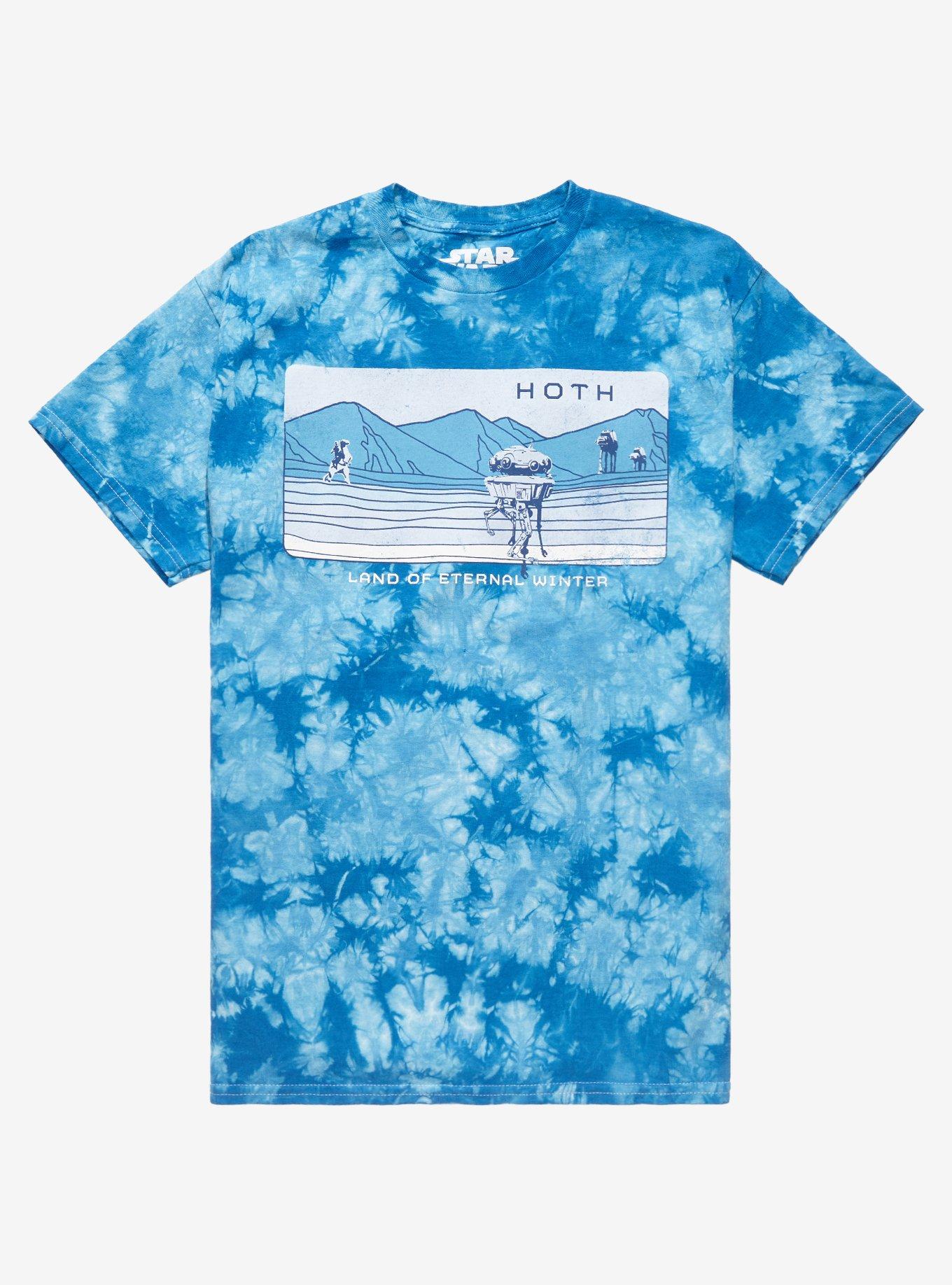 Her Universe Star Wars Hoth Blue Wash Boyfriend Fit Girls T-Shirt, MULTI, hi-res
