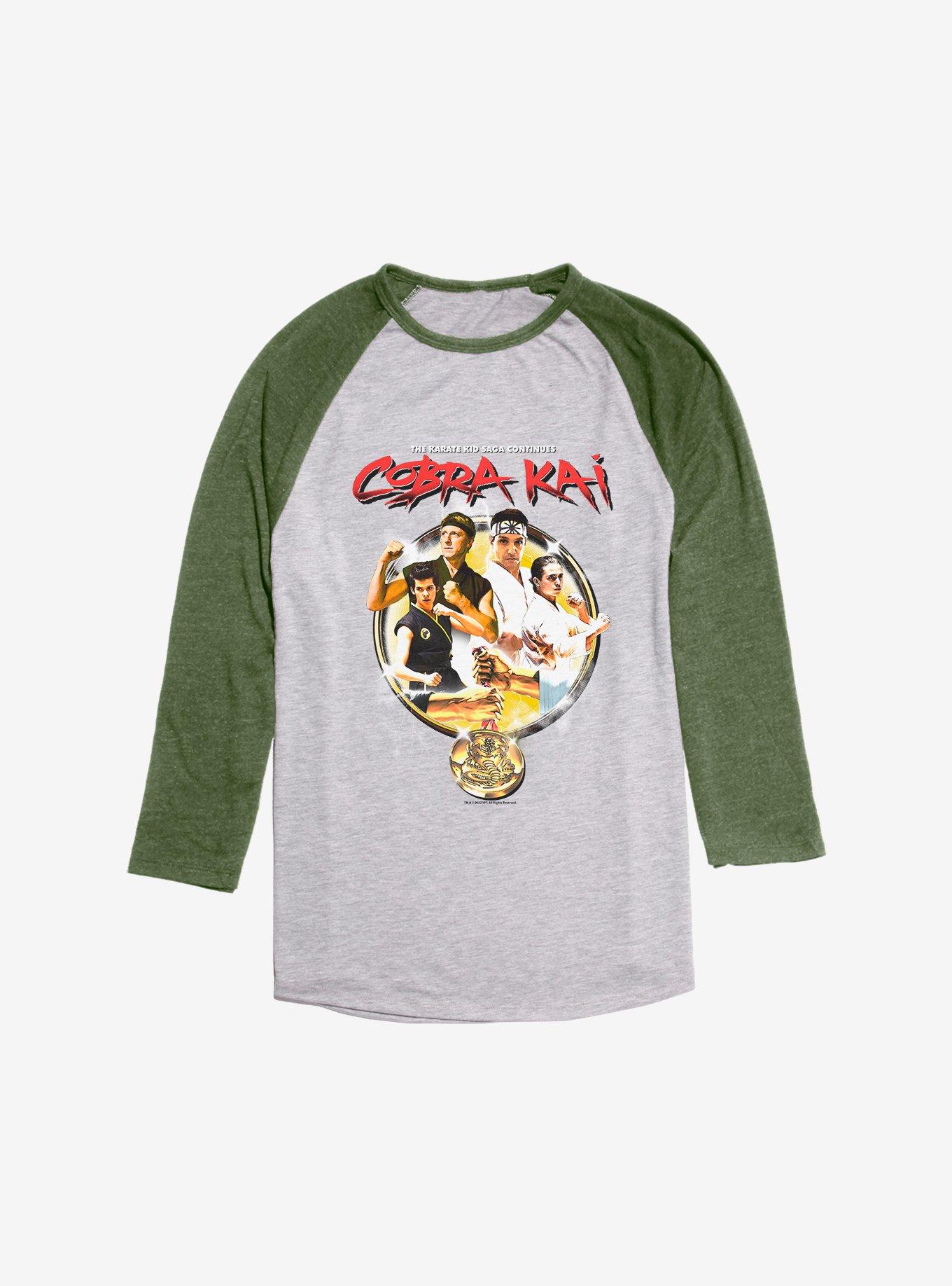 Cobra Kai Karate Kid Saga Continues Raglan, , hi-res