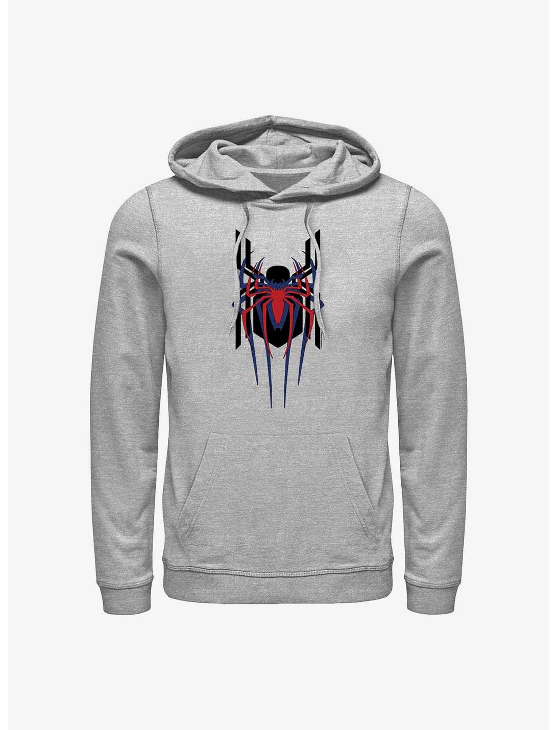 Marvel Spider-Man Spiders Stacked Hoodie, ATH HTR, hi-res