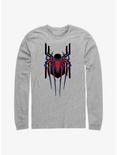 Marvel Spider-Man Spiders Stacked Long-Sleeve T-Shirt, ATH HTR, hi-res