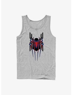 Marvel Spider-Man Spiders Stacked Tank, ATH HTR, hi-res