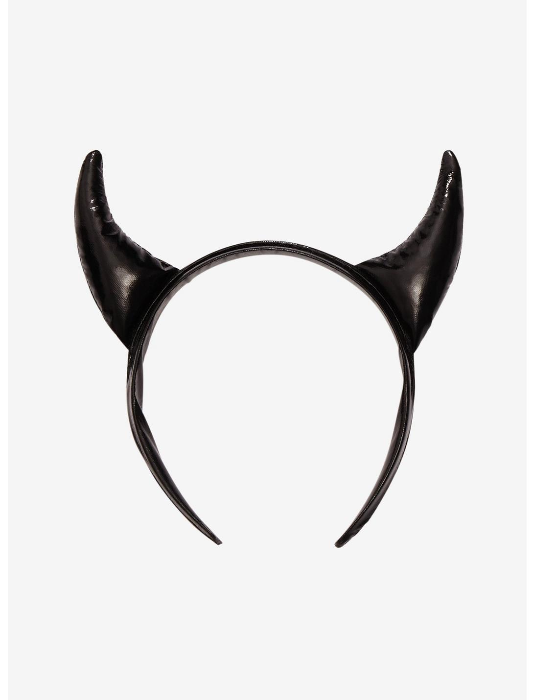 Demon Horns Headband Black Demon Horns Headband Black