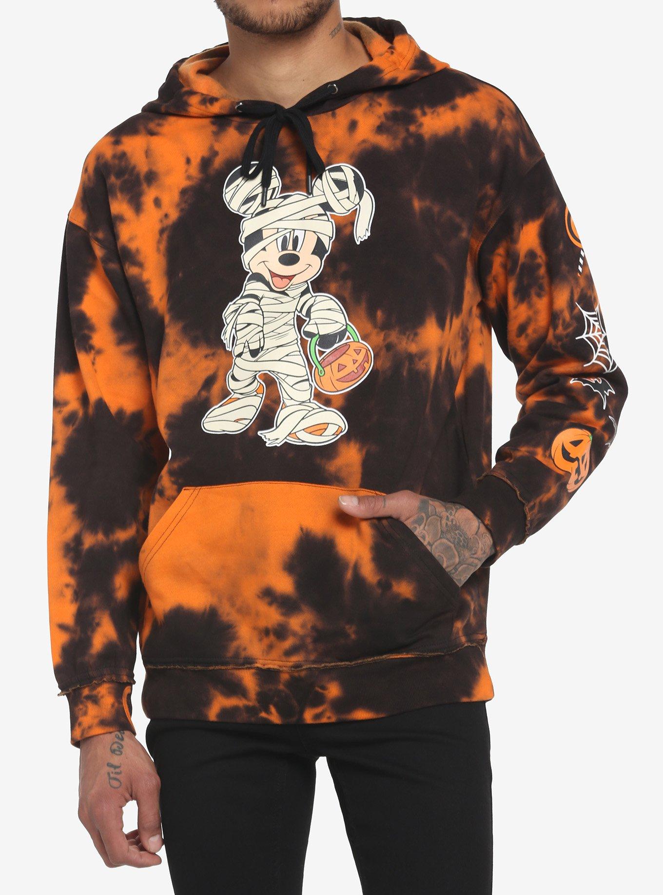 Tie dye outlet mickey mouse hoodie