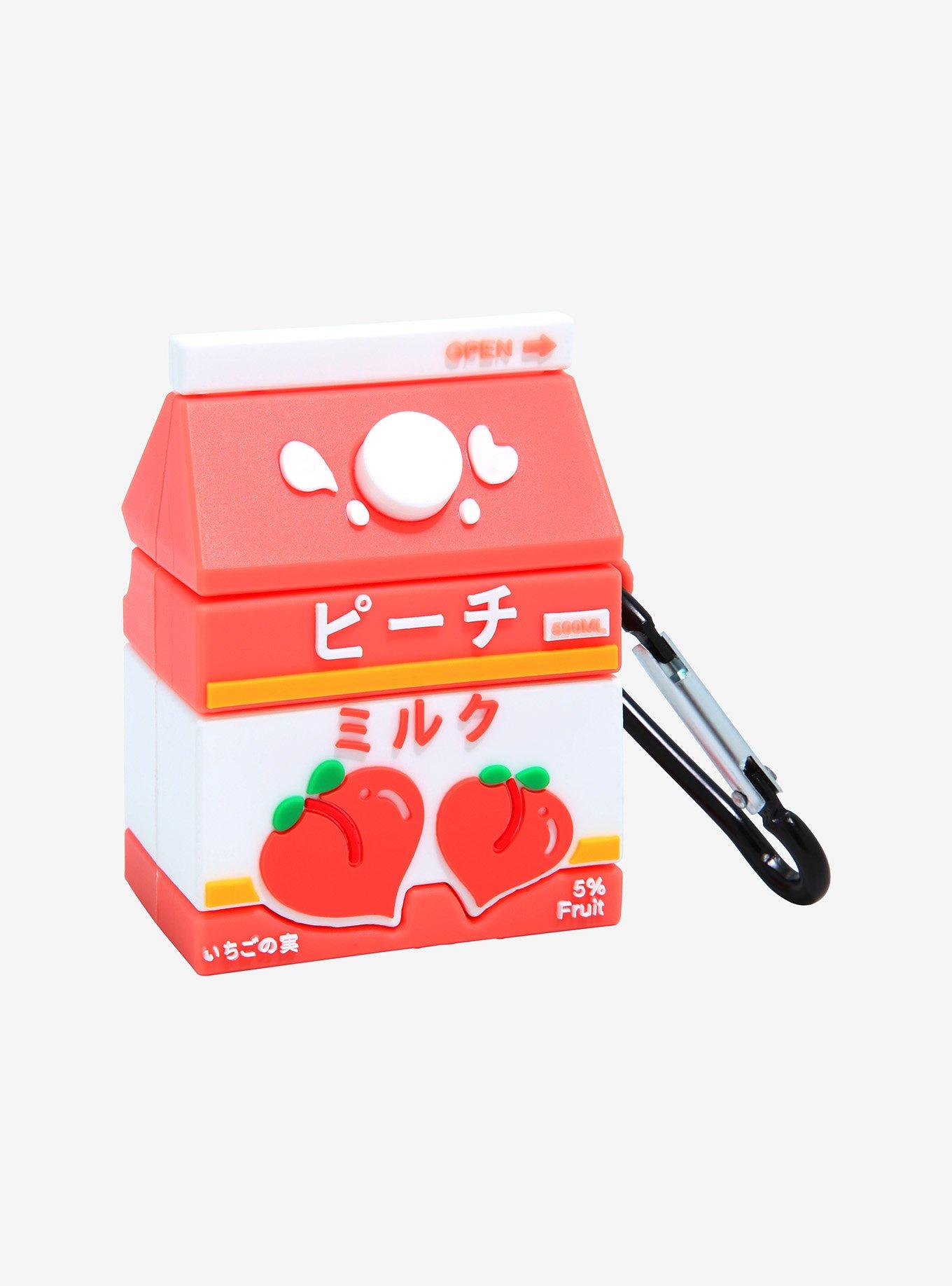 Peach Milk Wireless Earbud Case Cover, , hi-res