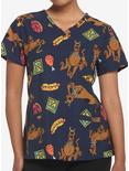 Scooby-Doo! Snacks Scrub Top With Mask, MULTI, hi-res