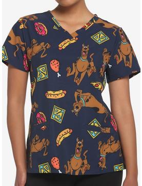 Scooby-Doo! Snacks Scrub Top With Mask, , hi-res