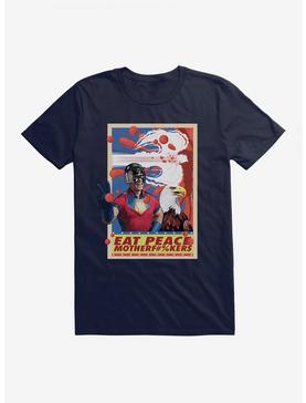 DC Comics Peacemaker Eat Peace T-Shirt, NAVY, hi-res