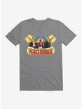 DC Comics Peacemaker Logo T-Shirt, STORM GREY, hi-res