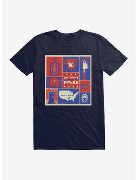 DC Comics Peacemaker Symbols T-Shirt, NAVY, hi-res