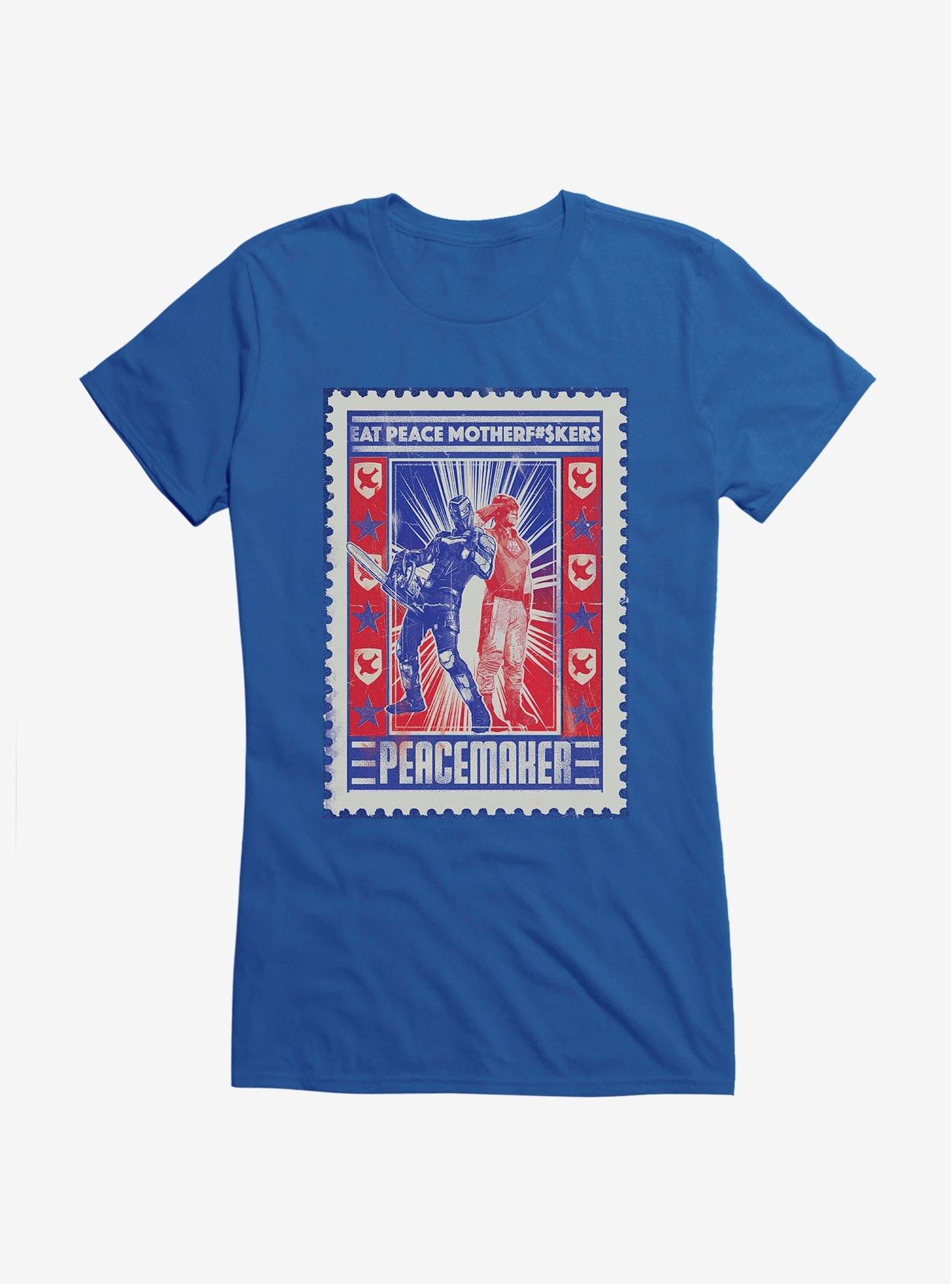DC Comics Peacemaker Girl's T-Shirt, ROYAL, hi-res