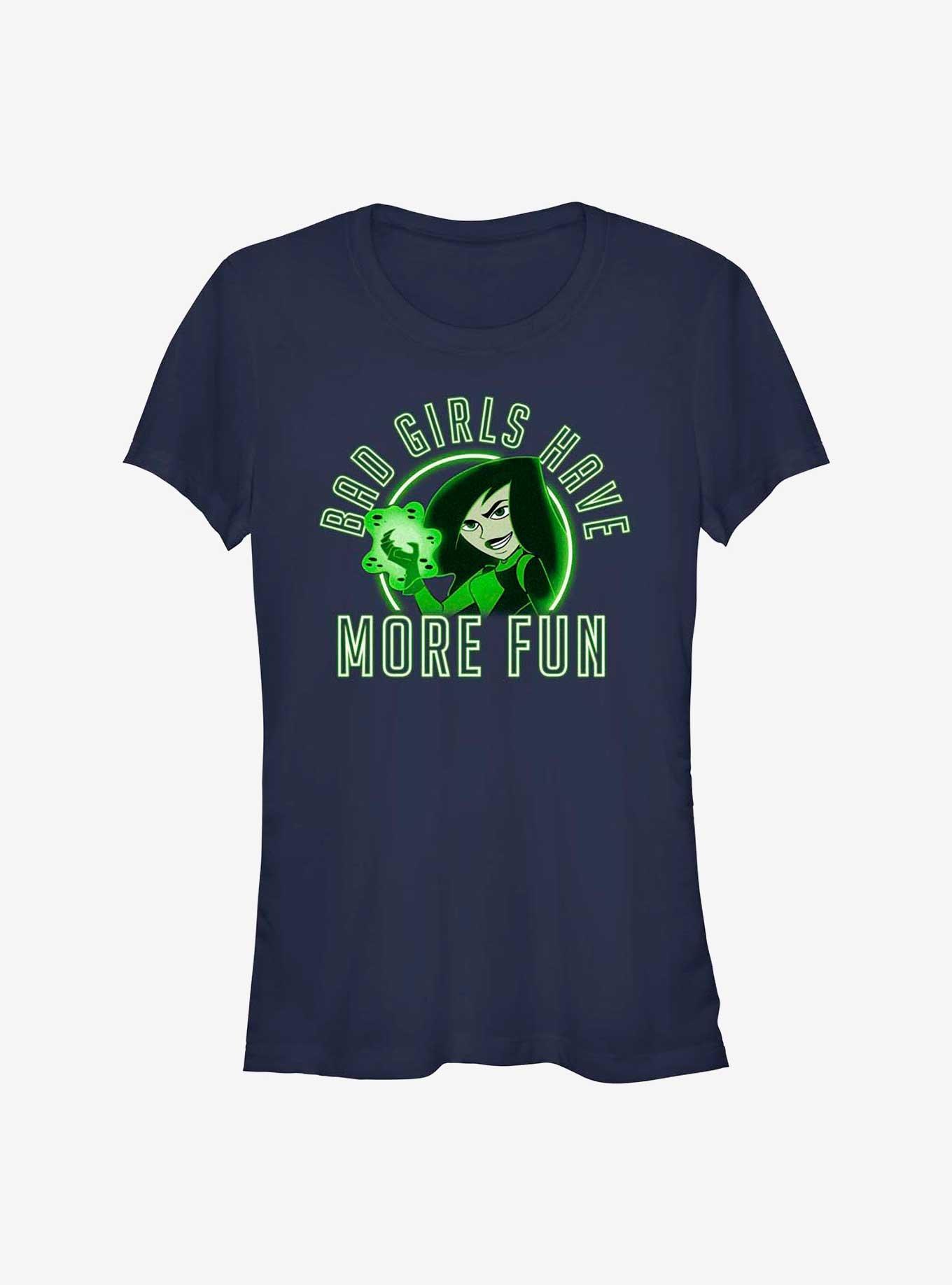 Disney Kim Possible Shego Bad Girl's T-Shirt, NAVY, hi-res