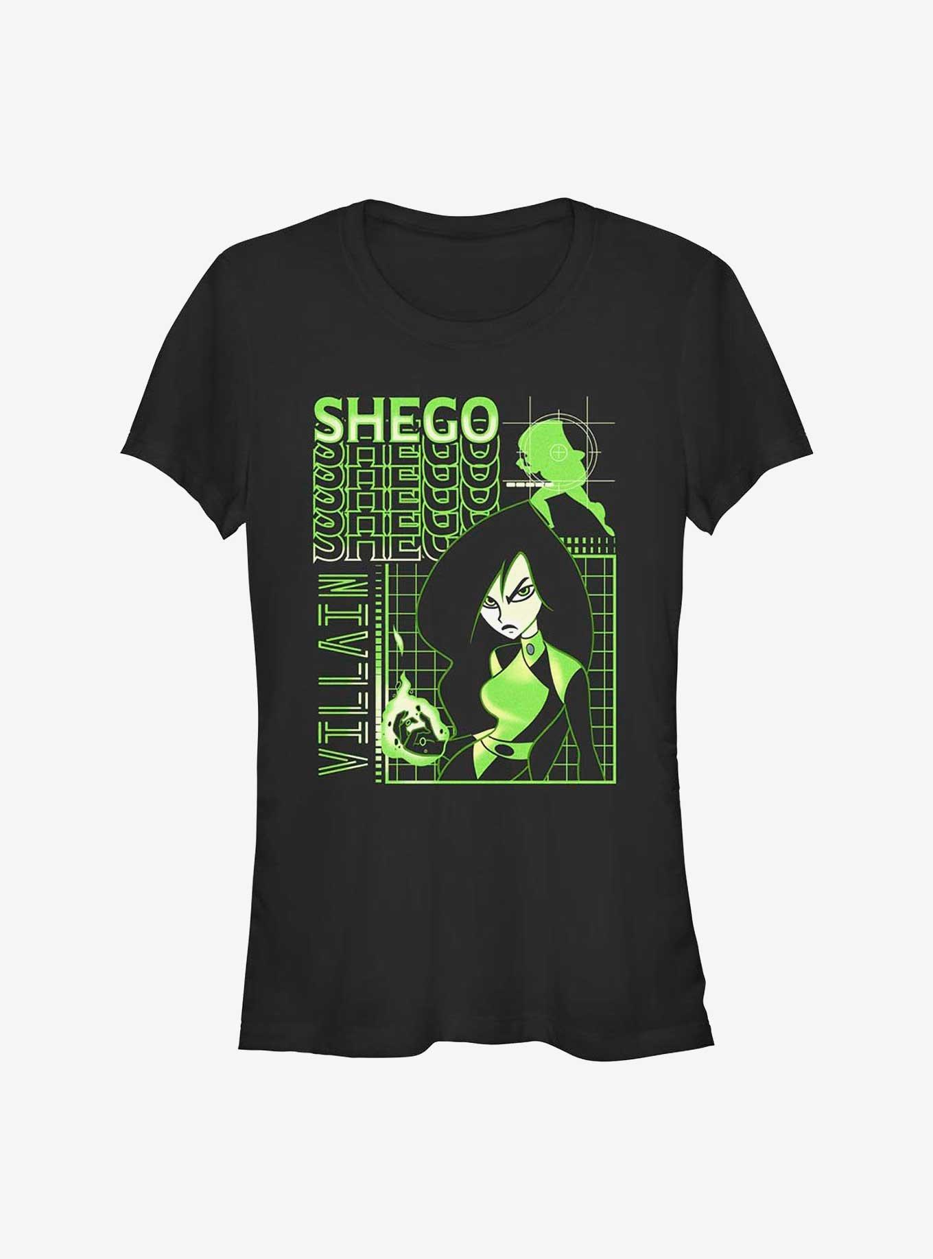 Disney Kim Possible Shego Techwear Girls T Shirt Black Hot Topic