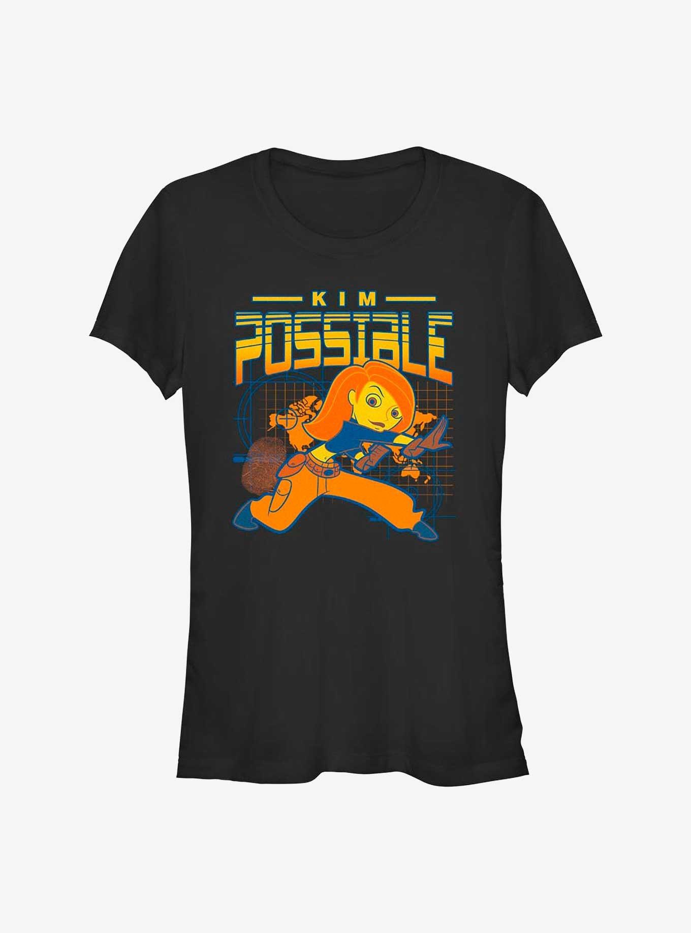 Disney Kim Possible Solo Kim Girl's T-Shirt, BLACK, hi-res
