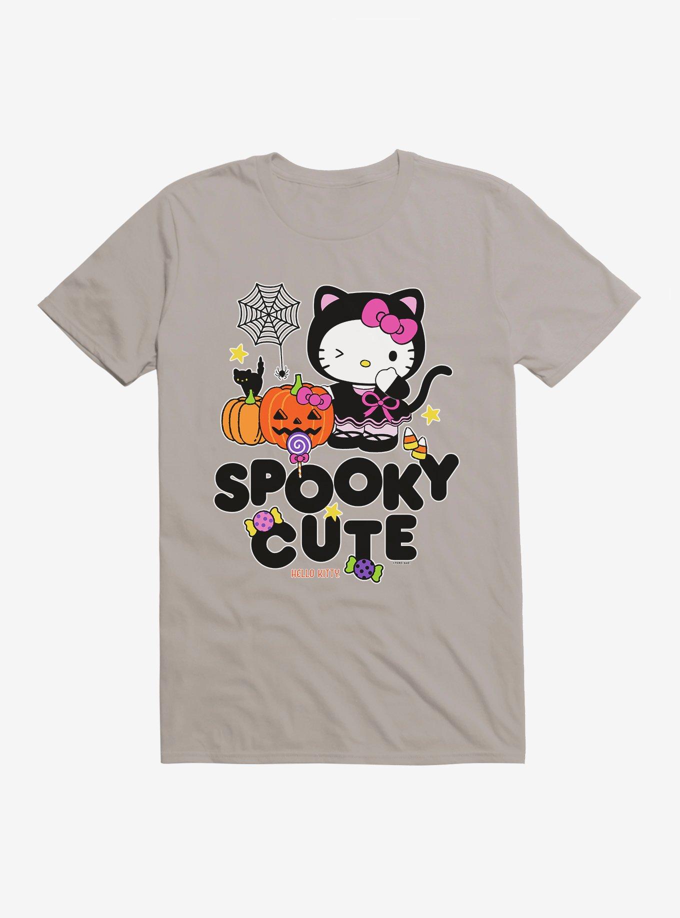 Hello Kitty Spooky Cute T-Shirt, LIGHT GREY, hi-res