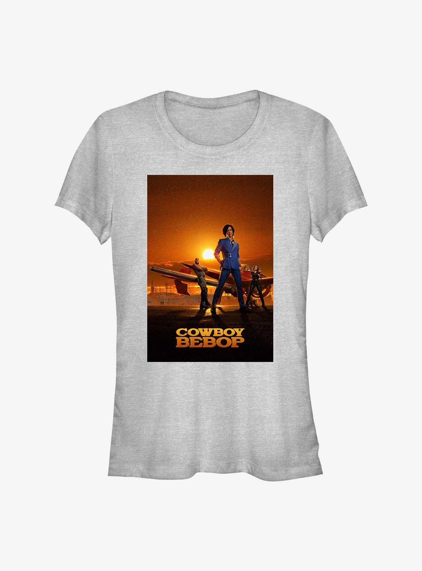 Cowboy Bebop Sunset Poster Girl's T-Shirt, ATH HTR, hi-res