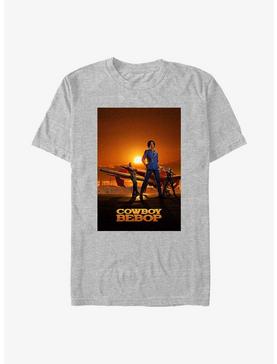 Cowboy Bebop Sunset Poster T-Shirt, ATH HTR, hi-res