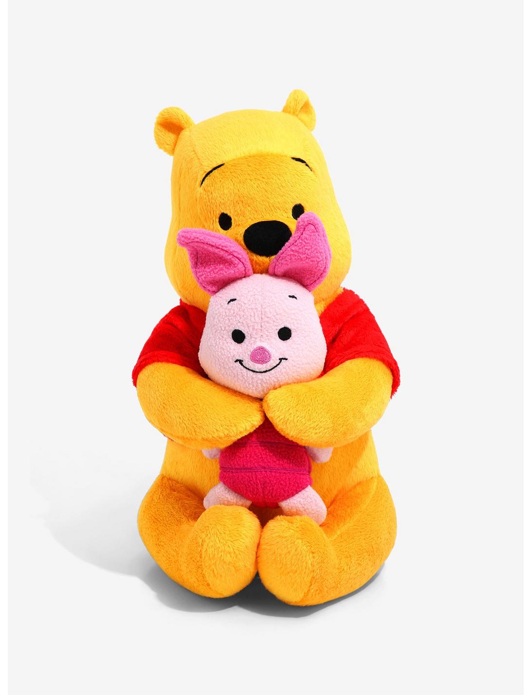 Disney Winnie the Pooh Pooh Holding Piglet 10 Inch Plush, , hi-res