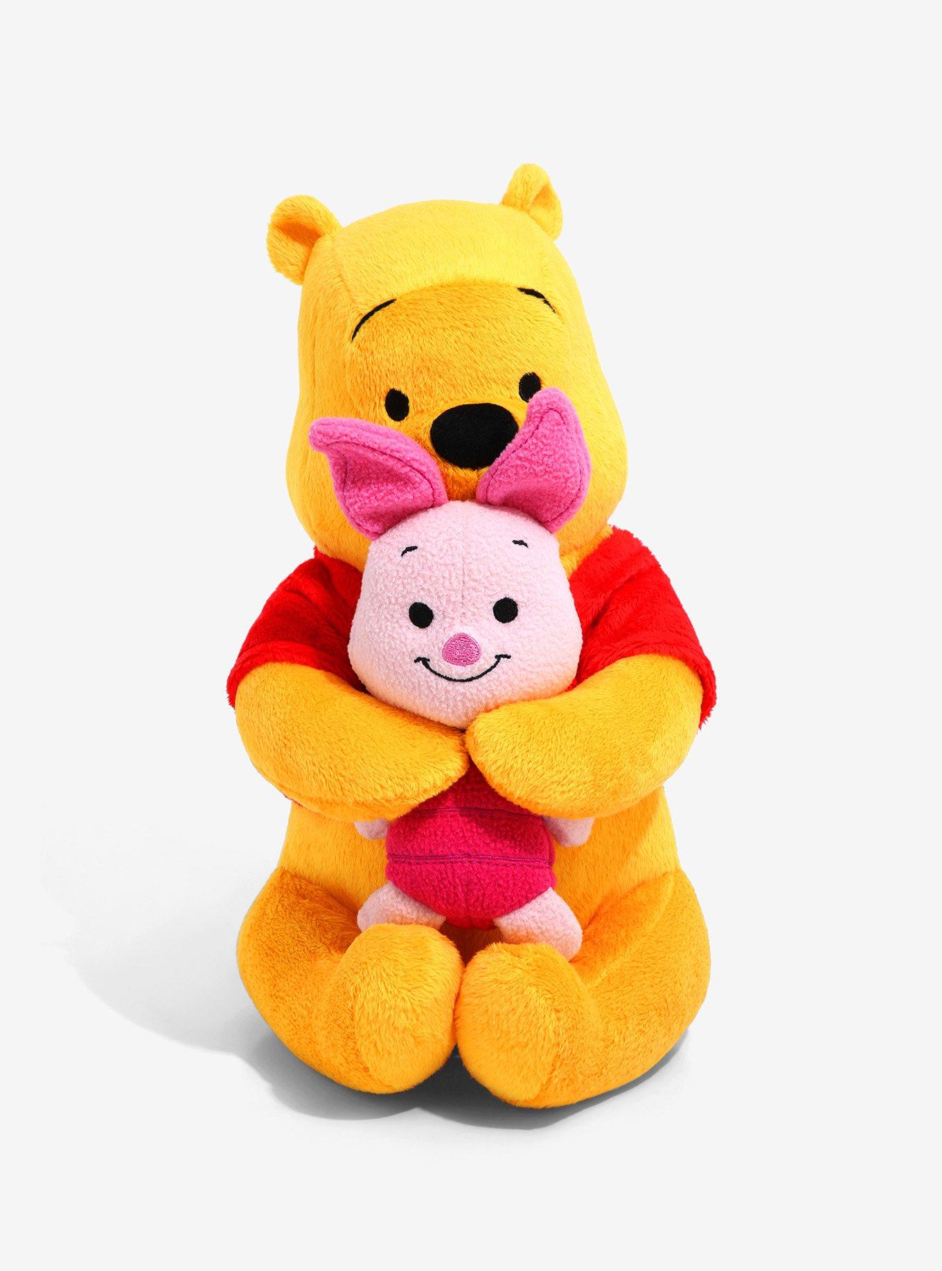 Disney Winnie the Pooh Pooh Holding Piglet 10 Inch Plush, , hi-res