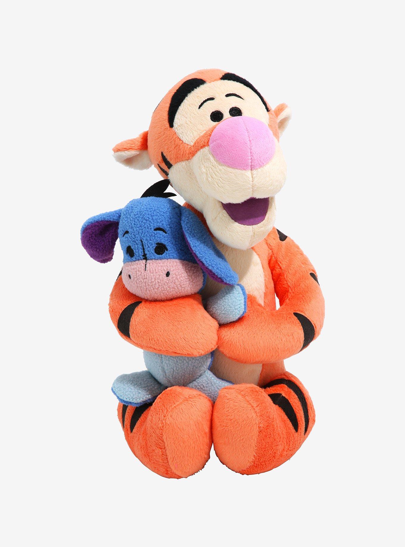 Disney Winnie the Pooh Tigger Holding Eeyore 10 Inch Plush, , hi-res