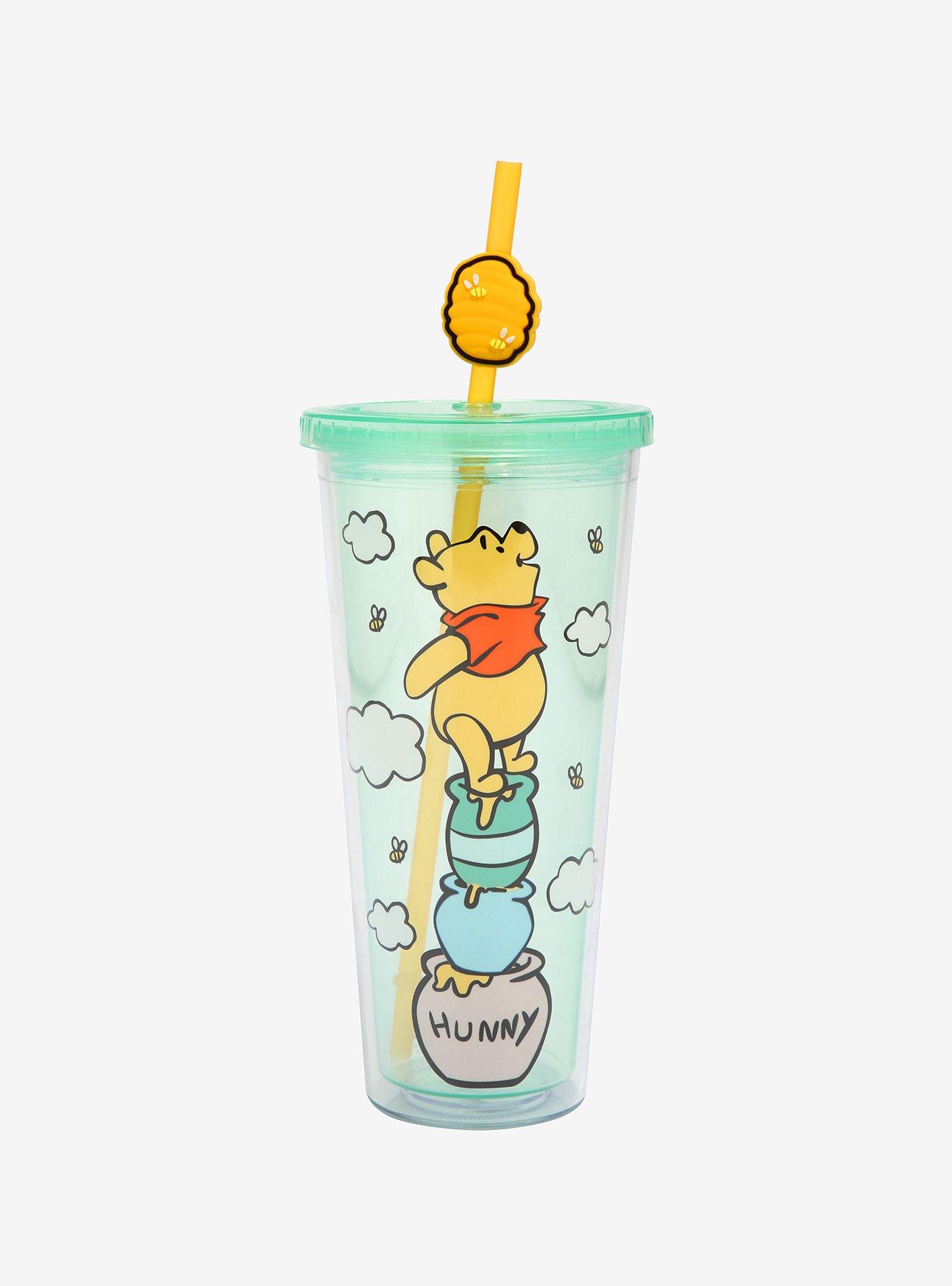 Winnie the Pooh Straw Tip Covers pair 
