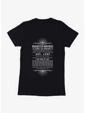 Supernatural The Winchester Brothers Womens T-Shirt, , hi-res