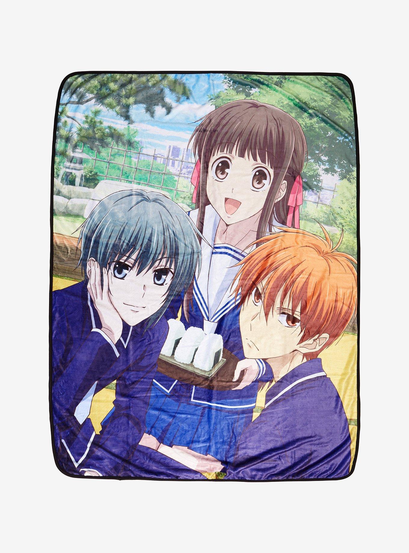 Fruits Basket Trio School Throw Blanket