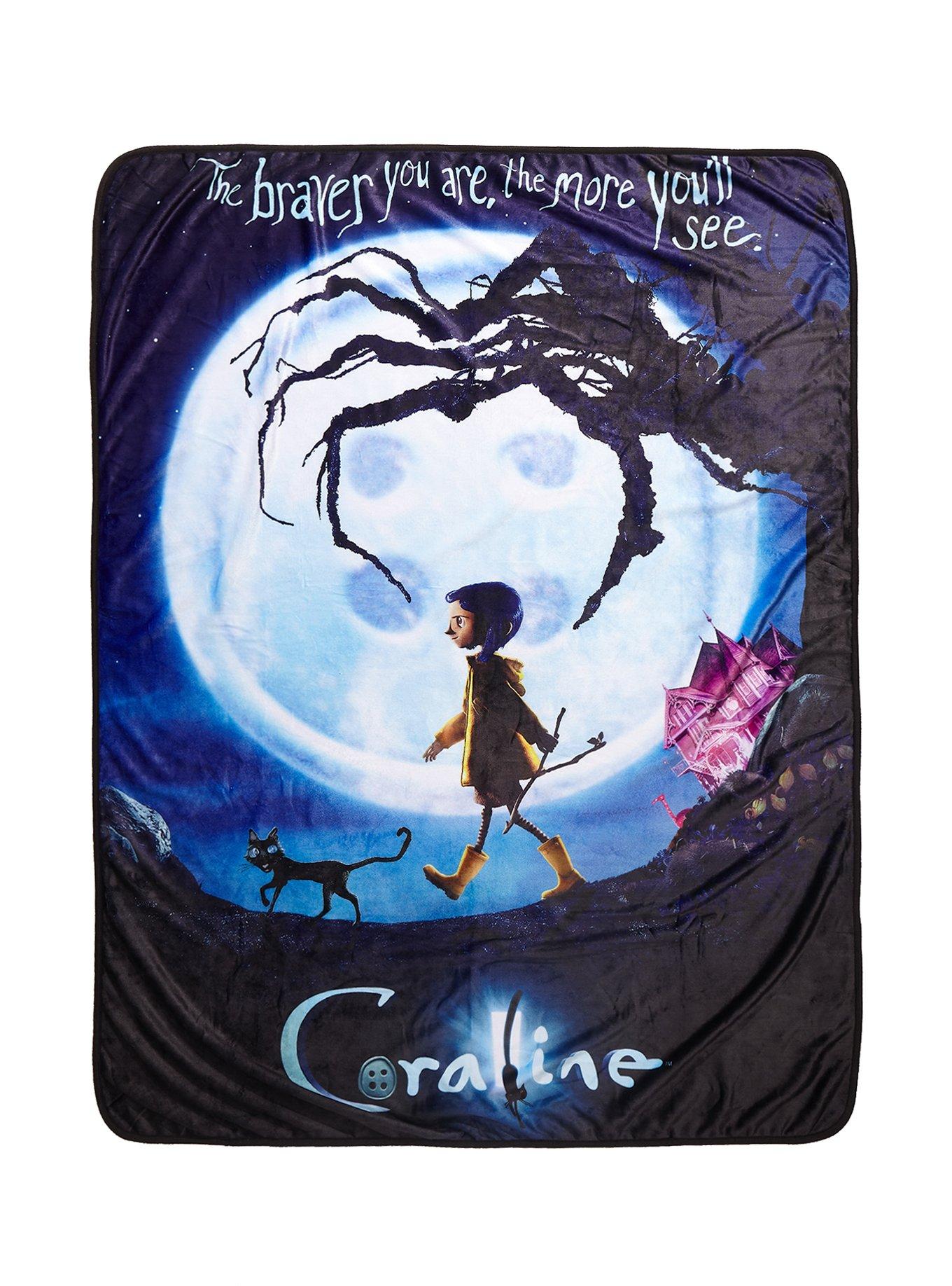 Coraline Poster Throw Blanket