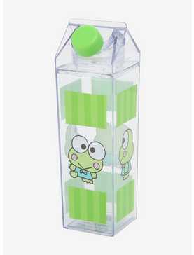 Keroppi Stripe Milk Carton Water Bottle, , hi-res